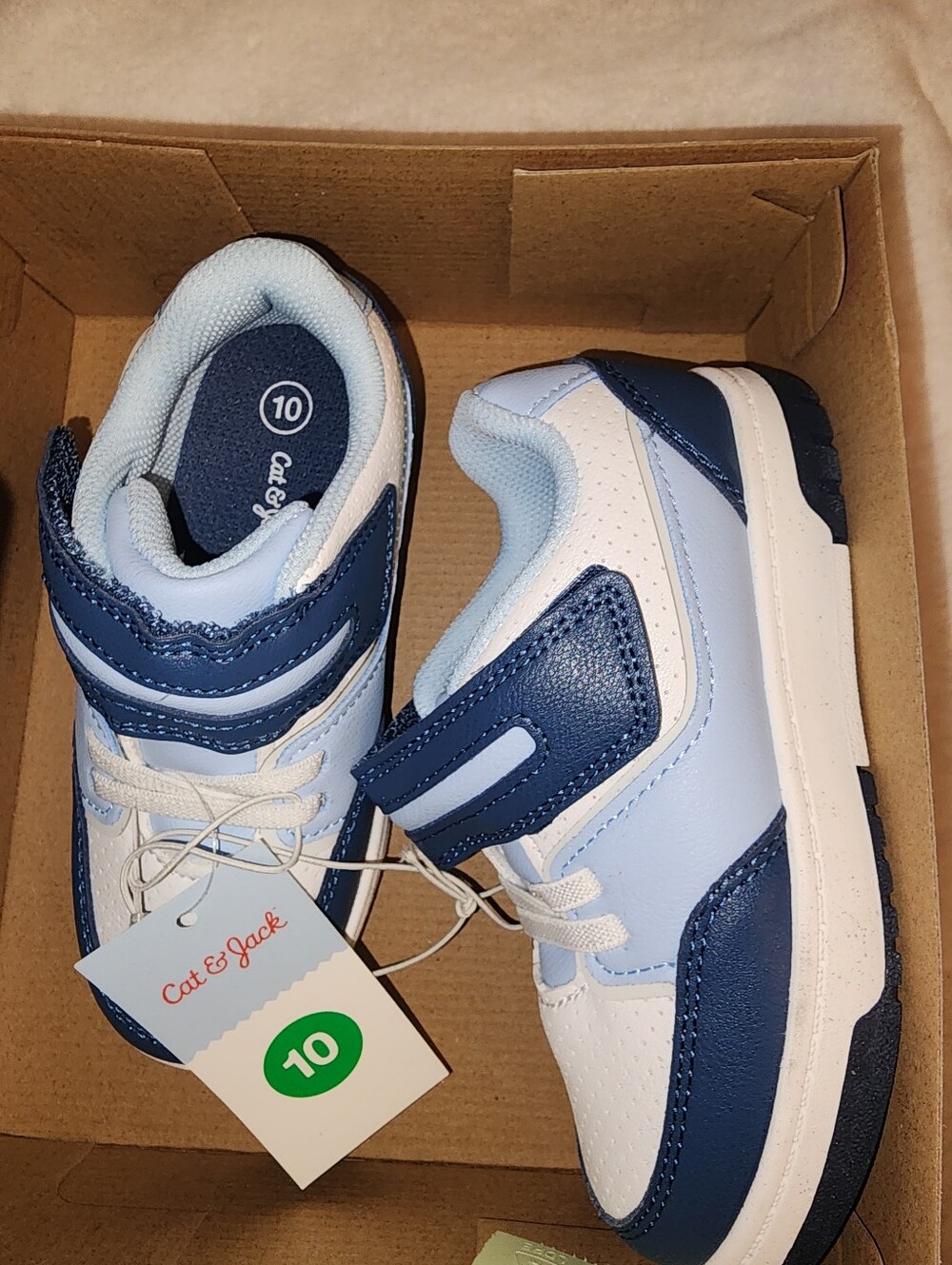Cat & Jack Navy and Light Blue Kids Sneakers